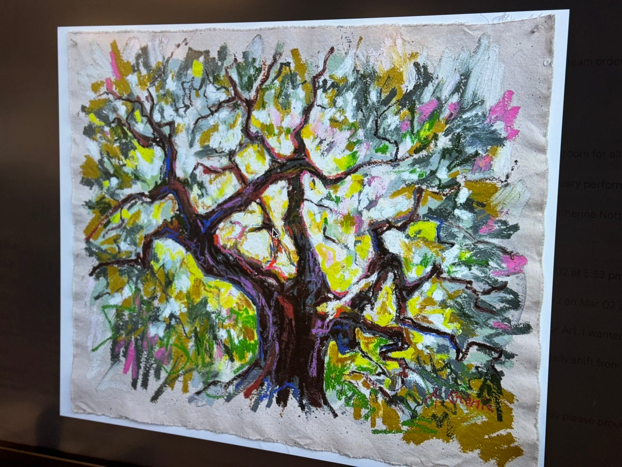 Third Grade: "Mother Tree" by Kristin Cronic